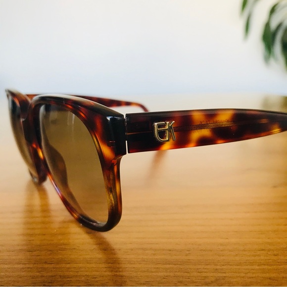 Emmanuelle Khanh Paris 1980’s Vintage Tortoise Shell Sunglasses - Picture 7 of 9